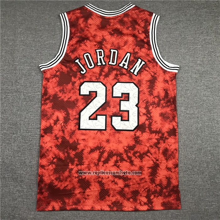 Camiseta Chicago Bulls Michael Jordan #23 Galaxy Rojo